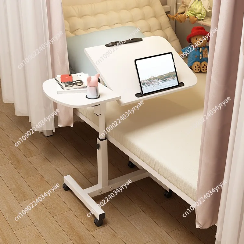 Simple Laptop Desk Bed Computer Desk Floor Mobile Lifting Bedside Table