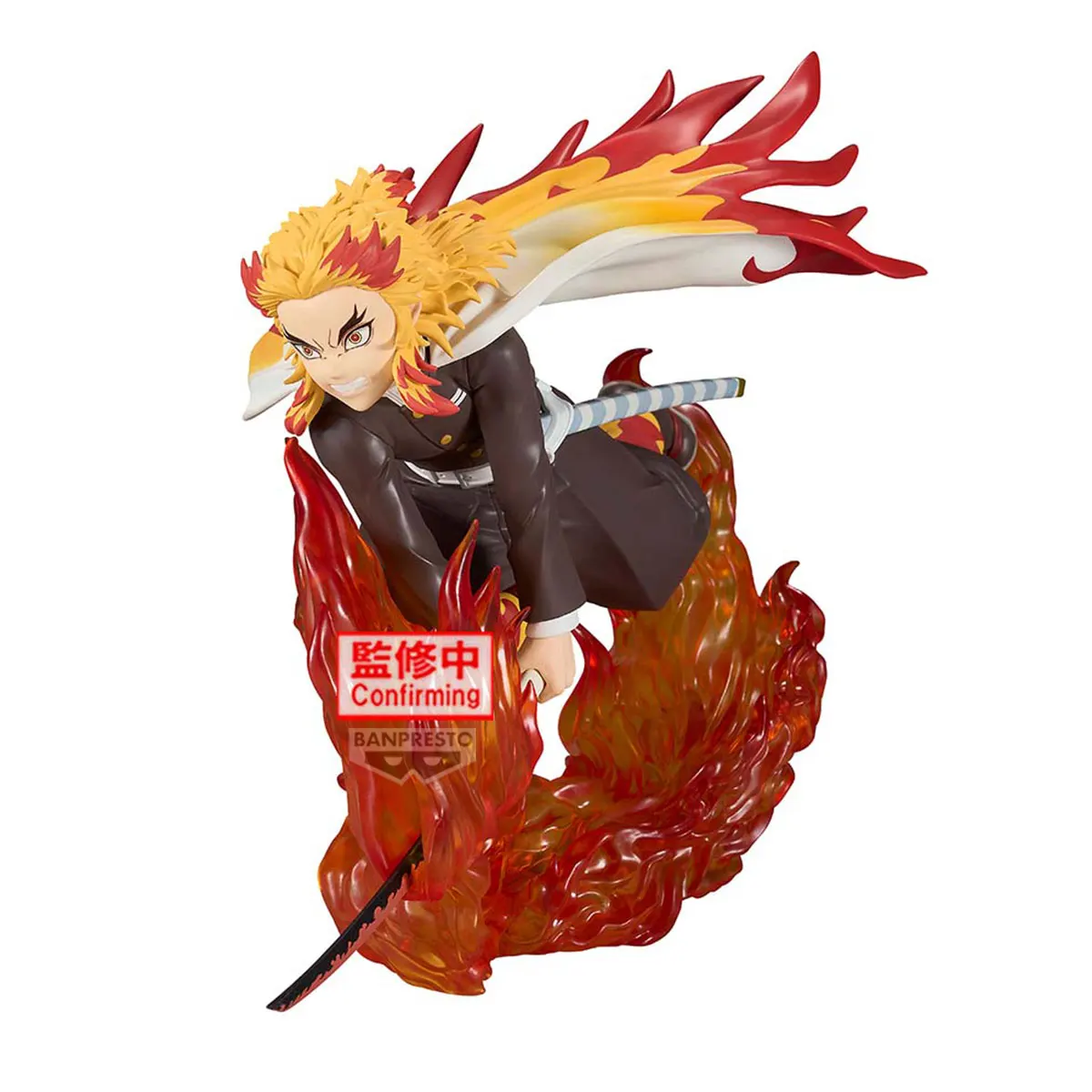 Figurki akcji Bandai Demon Slayer Kyoujurou, model anime, figurka kolekcjonerska, oficjalny, autentyczny.
