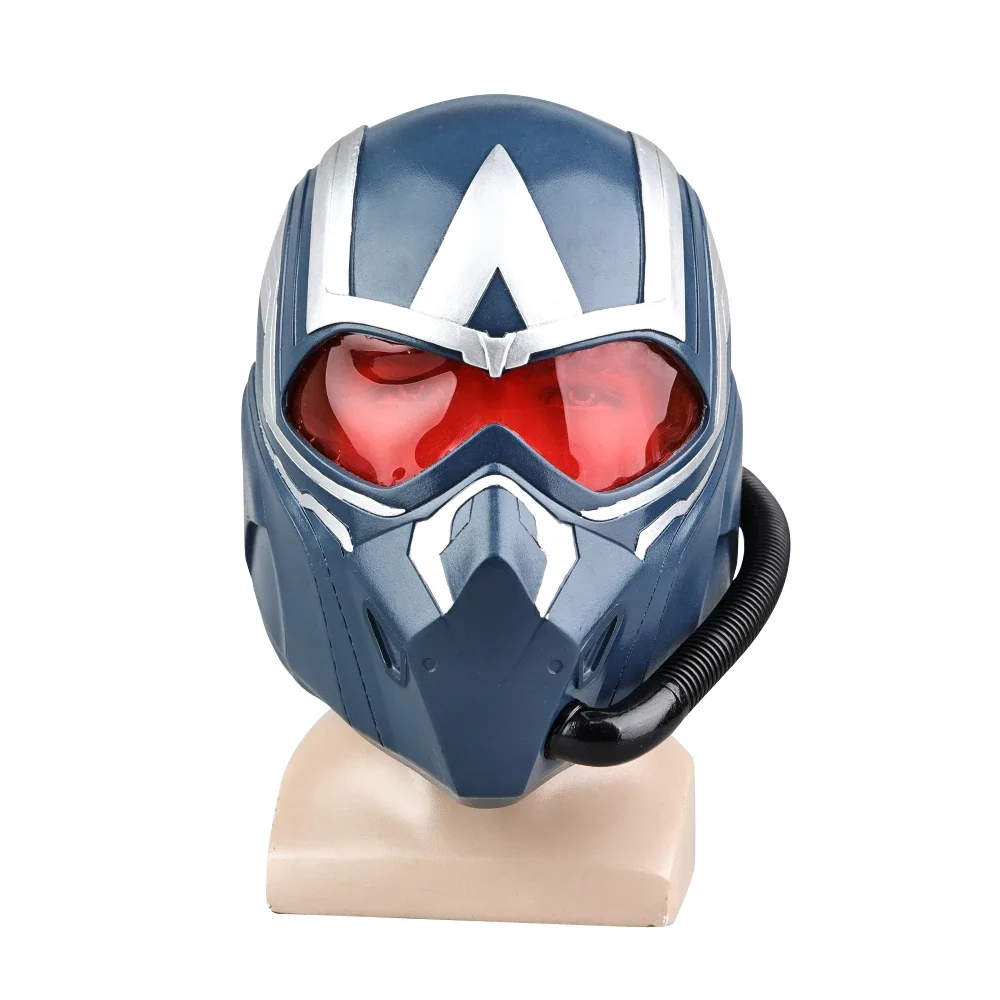 Cascos de cosplay Máscaras Superhéroe Bravo Nuevo Mundo Cascos de Halloween Accesorios Material duro de PVC