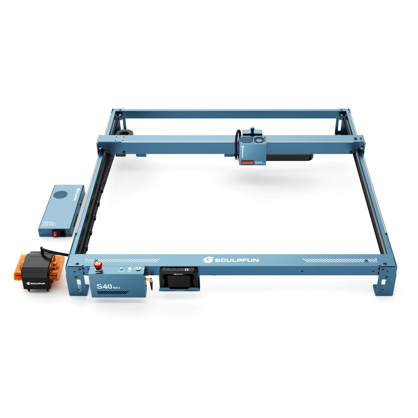 

Sculpfun S40 MAX 48W Laser Engraver Cutting Machine 50L Air Assist Kit 830*800mm Engraving Area One-Click Auto-Focus
