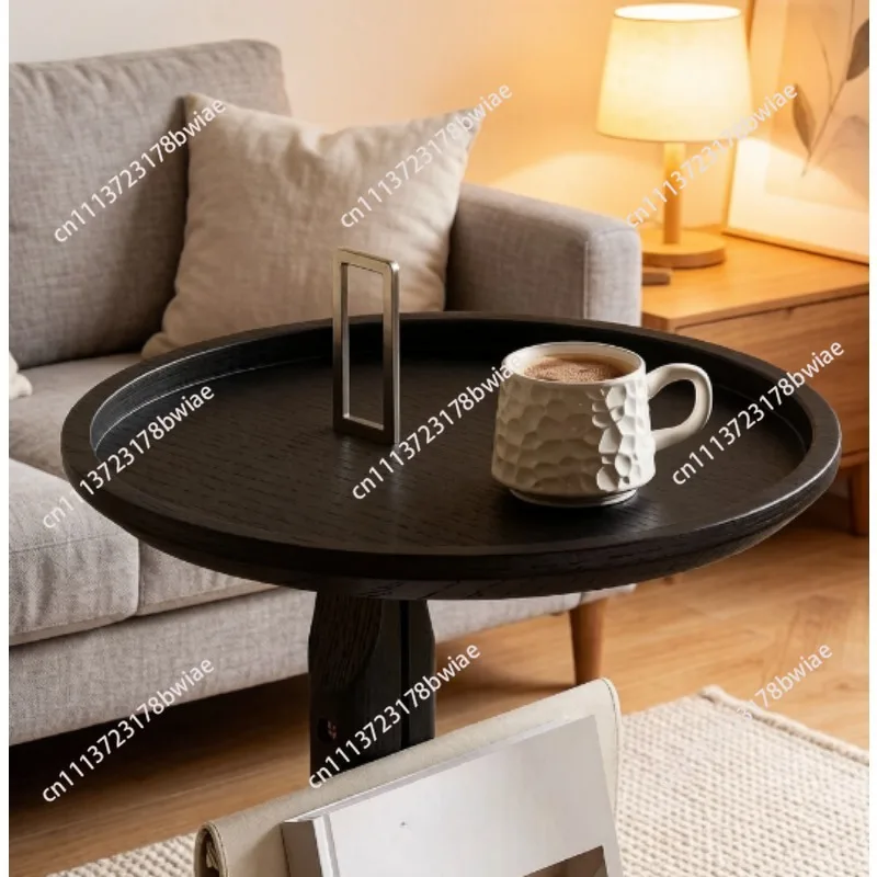 Table d'appoint d'angle moderne et décontractée en acier inoxydable et cuir italien, table de bout de canapé créative pour salon, pour la décoration de l'espace domestique