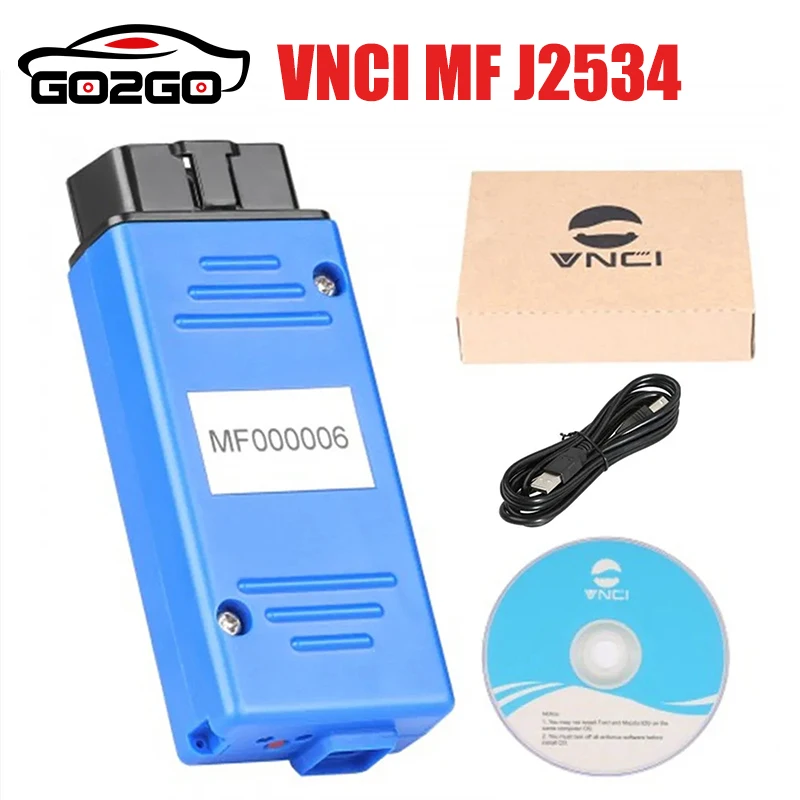 VNCI MF J2534 Diagnostic Tool Compatible with J2534 PassThru and ELM327 Protocol Free Update Online