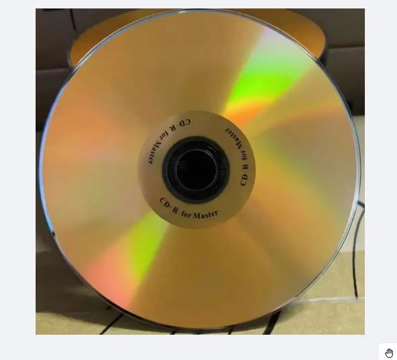FOR Master Audio CD-R High Quality Golden CD Discs 700MB 1x 2x 4x 5pcs per lot for music burning and data storage