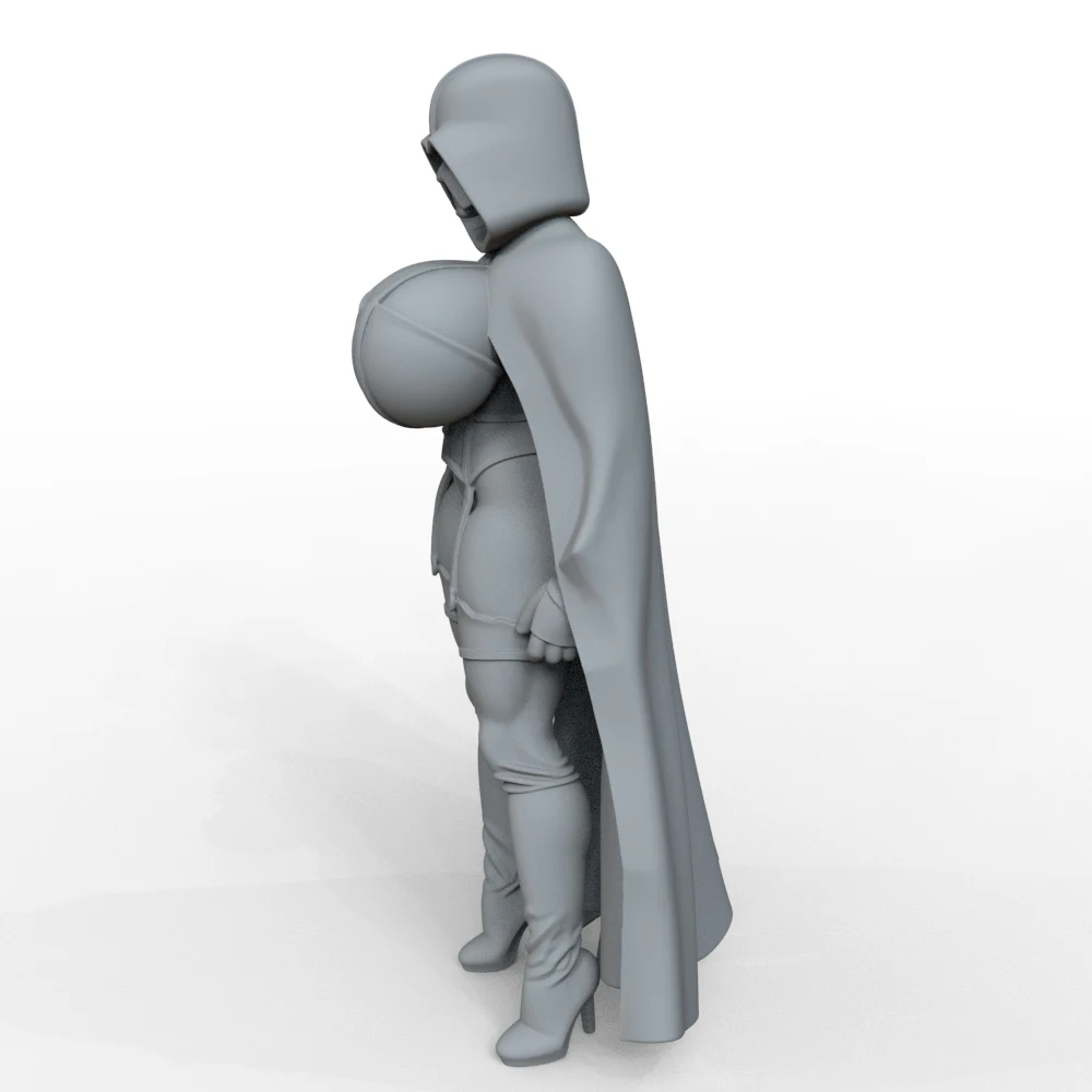 1/35 ثلاثية الأبعاد مطبوعة الراتنج نموذج مثير أنثى المحارب مجلس لعبة قطع الشطرنج غرامة مادة الراتنج غير ملونة مناسبة لهواة الجمع #5