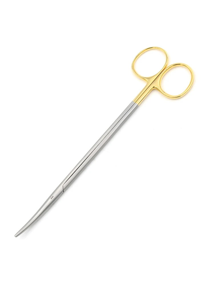 Gold Handle Blunt Scissors Nose Plastic Equipment Cosmetic Surgery Tools Nasal Head Round Scissors