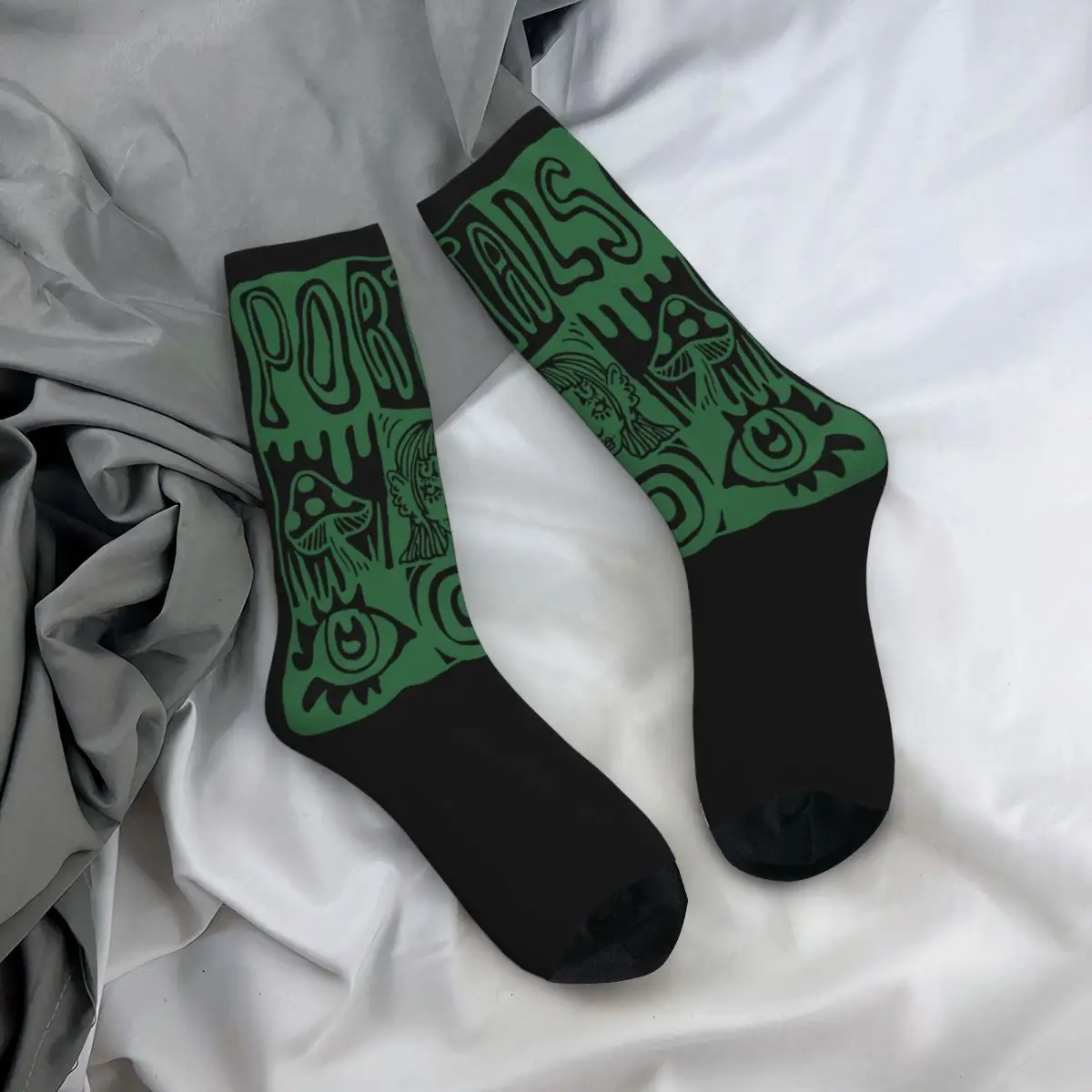 Green Mushroom Melanie Martinez Men Women Socks Cycling Novelty Spring Summer Autumn Winter Stockings Gift