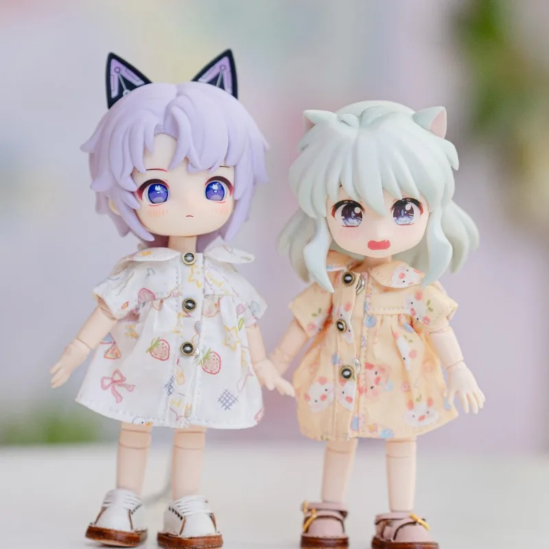 

Платье для куклы Ob11 1/12 BJD Ashi 2.0 Одежда для куклы Молли
