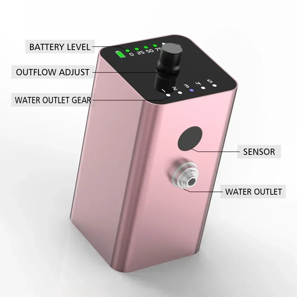 Tattoo Needle Washer Strong Suction Automatic Identification Induction Professional Tattoo Needle Cleaning Machine Equipment