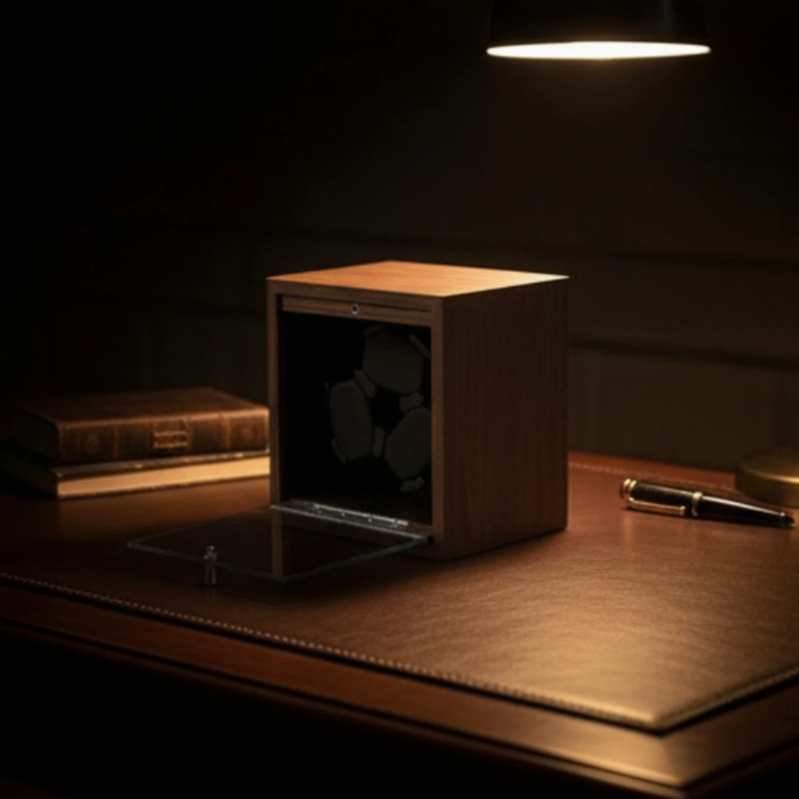 Luxury Watch Case - Uhrenbeweger-Box Tischmodell Automatischer Uhrenbeweger Vitrine USB-Betrieben