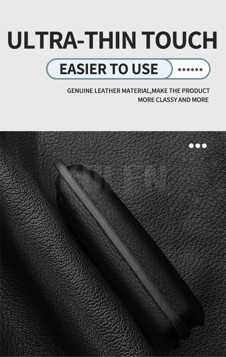 Leder Auto Schlüssel etui Abdeckung Shell für VW Volkswagen Golf 7 mk7 Tiguan mk2 für Sitz Ateca Leon für 2 Ibiza für Skoda Octavia Fob – Detail 6