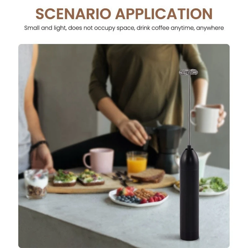 고성능 모터 전기 우유 거품기, 알루미늄 합금 우유 거품기, 라떼, 카푸치노, 핫 초콜릿