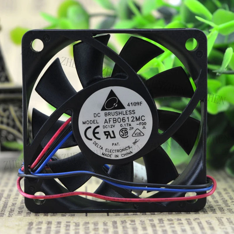 S New FOR Delta AFB0612MC DC 12V 0.17A 60*15MM 6CM 3 PIN cooling fan#QW