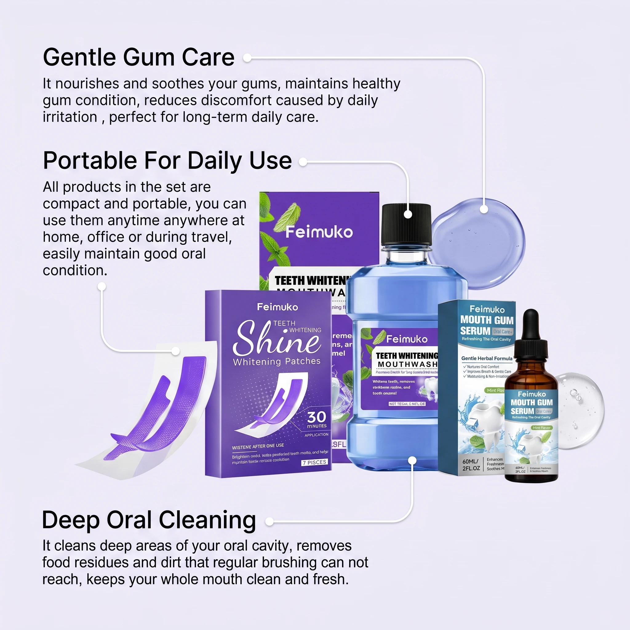 Kit de Soins Bucco-Dentaires : - Teeth Whitening Strips avis et prix