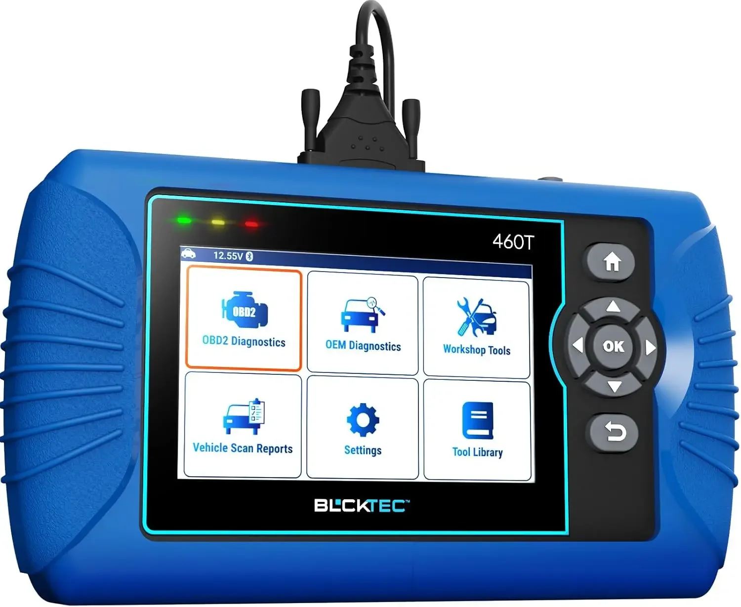 460T OBD2 Scanner Car Code Reader Engine ABS SRS Transmission Diagnostic Tool, 12 Reset Services, Oil/TPMS/EPB/BMS/SAS/DPF/Throt