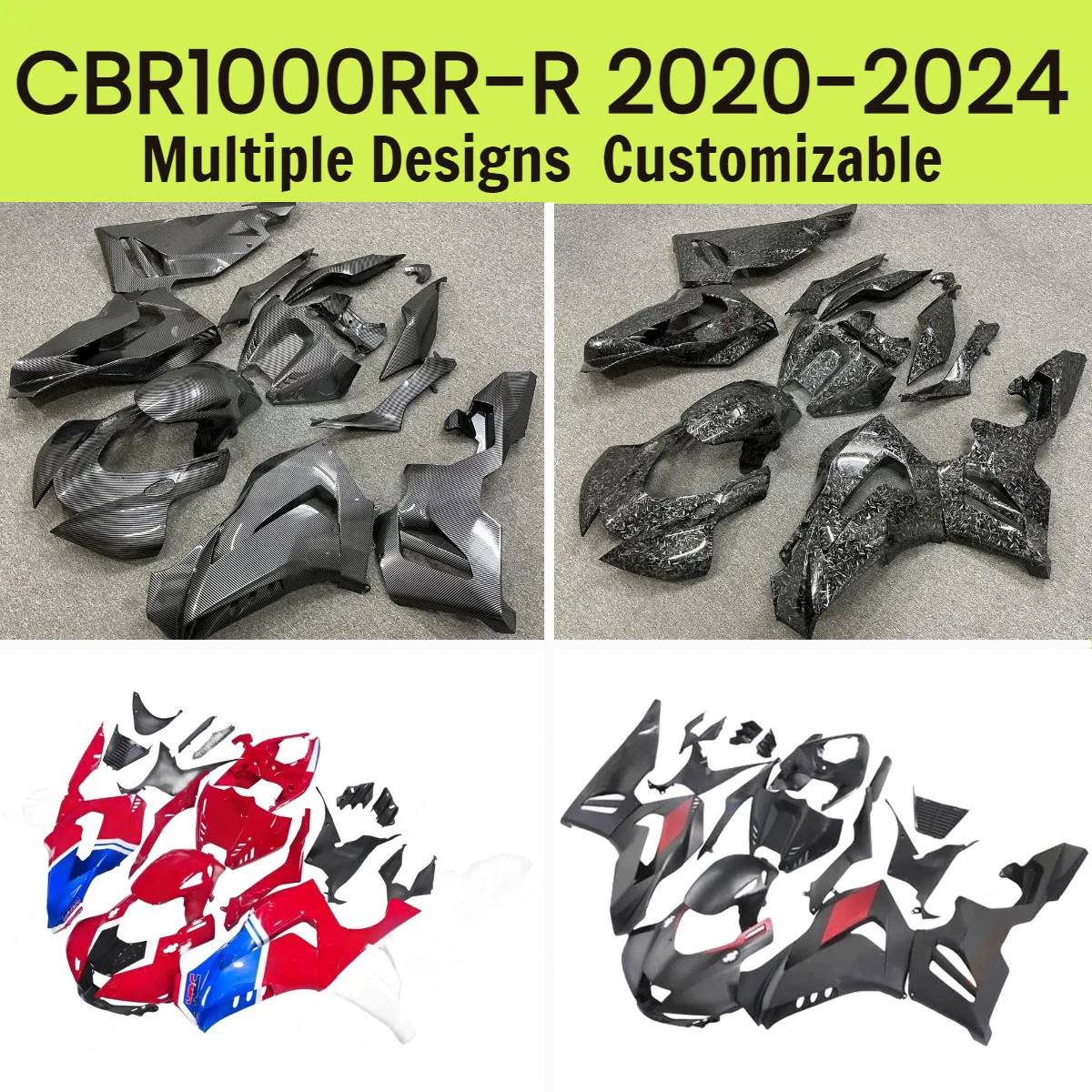 

Бесплатные обтекатели на заказ CBR 1000RR-R 2020 2021 2022 2023 2024, комплект кузова из АБС-пластика, обтекатель мотоцикла для Honda CBR1000RR-R