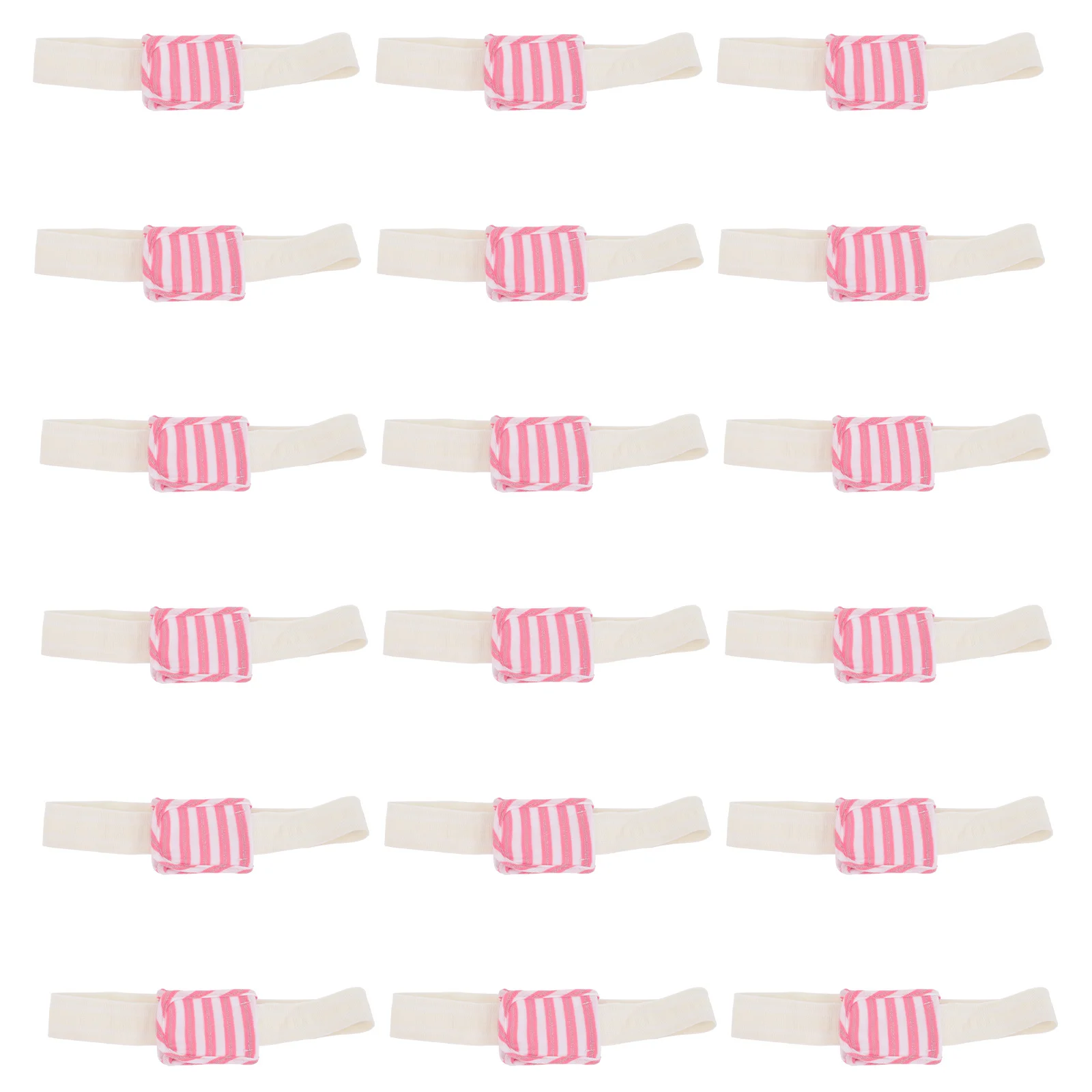 18Pcs Diaper Fixing Belts Baby Adjustable Fastening Buckle Elastic Diaper Strap Comfortable Baby Supplies Fixing Belt