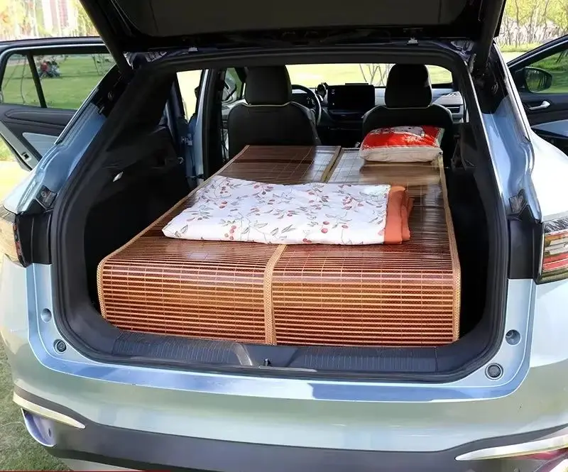 Travel Bed Stainless Steel Folding Retractable Self-Driving RV SUV Modification Universal