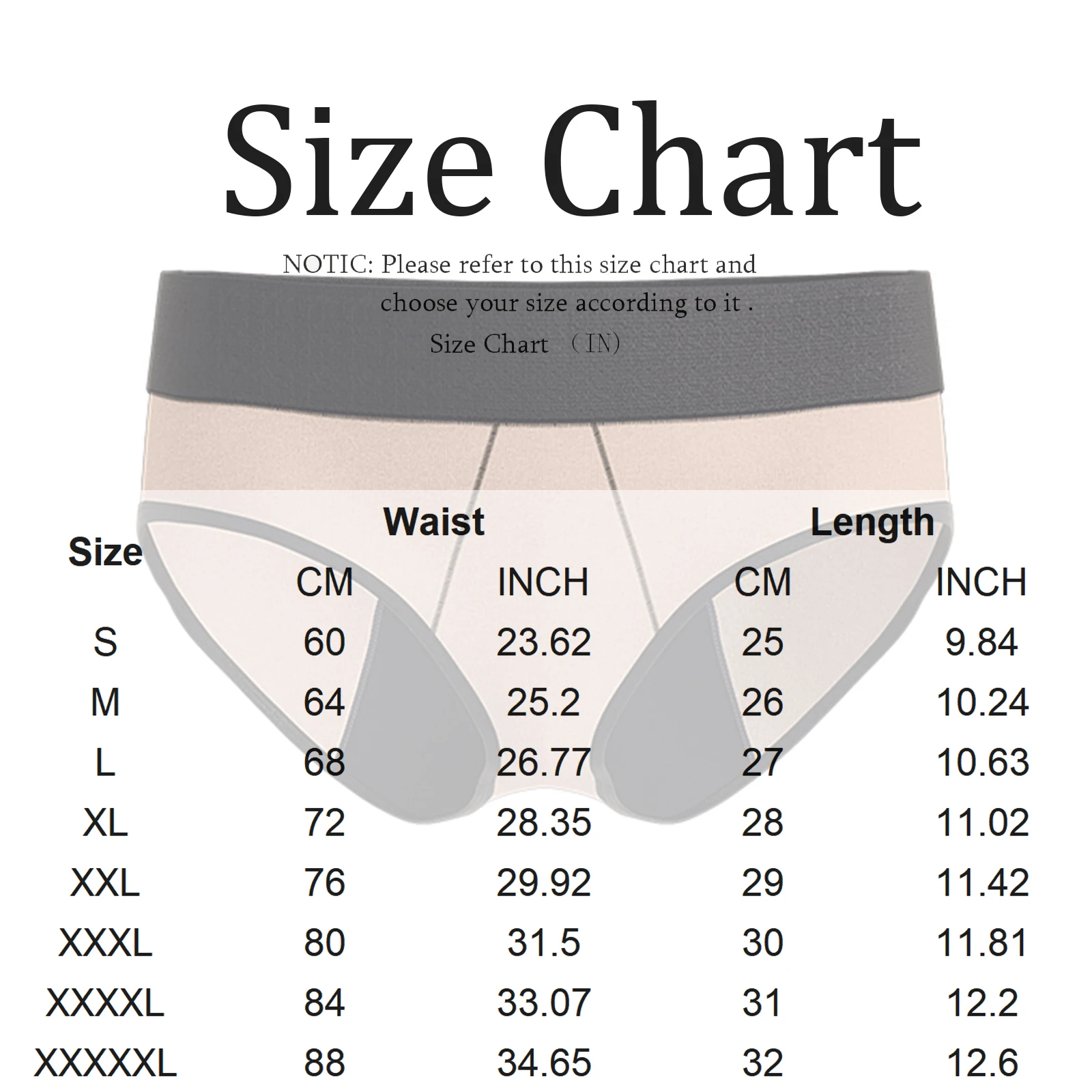 Women Period Panties Mid Waist Elastic Briefs Breathable Tummy Control Underwear for Women Girls Leakproof Reusable Menstrual - view 6