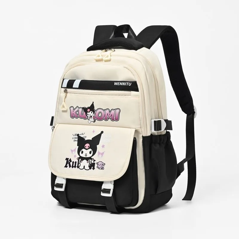 

kuromi cute schoolbag cartoon creative high-value anime girls large capacity lightweight comfortable versatile shoulder bag