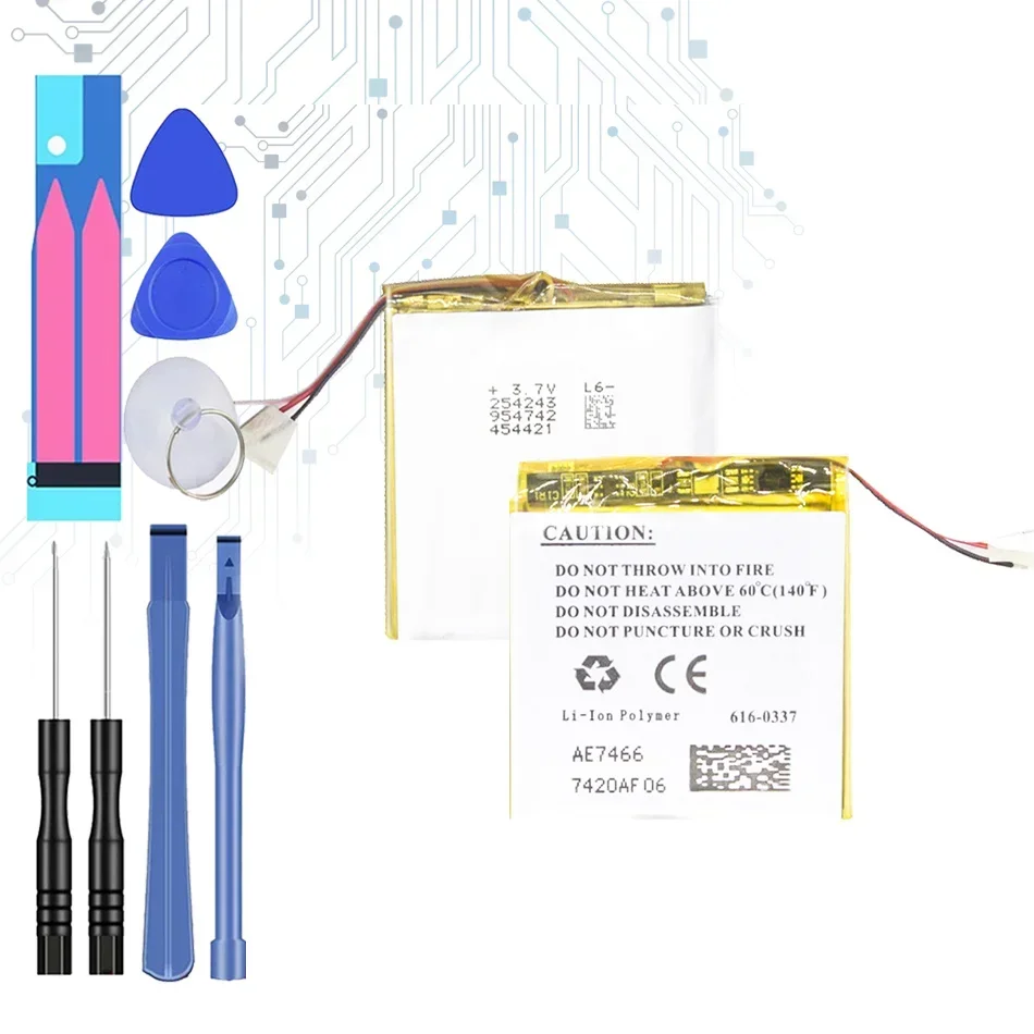 Nano2 Nano3 Nano4 Nano5 Nano6 Nano7 Replacement Battery For Apple iPod Nano 3 3rd 3TH 3Gen 4th 5th 6th 7th MP3 Bateira