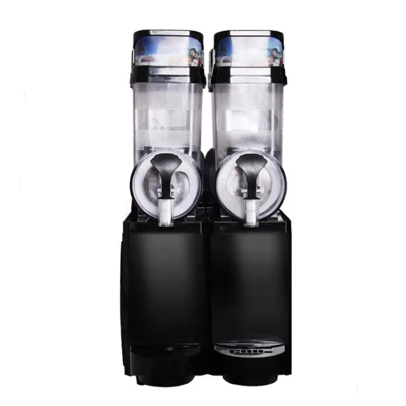 Dual-purpose cold drink rapid cooling large capacity, one-click cleaning of the material tank snowmaking machine
