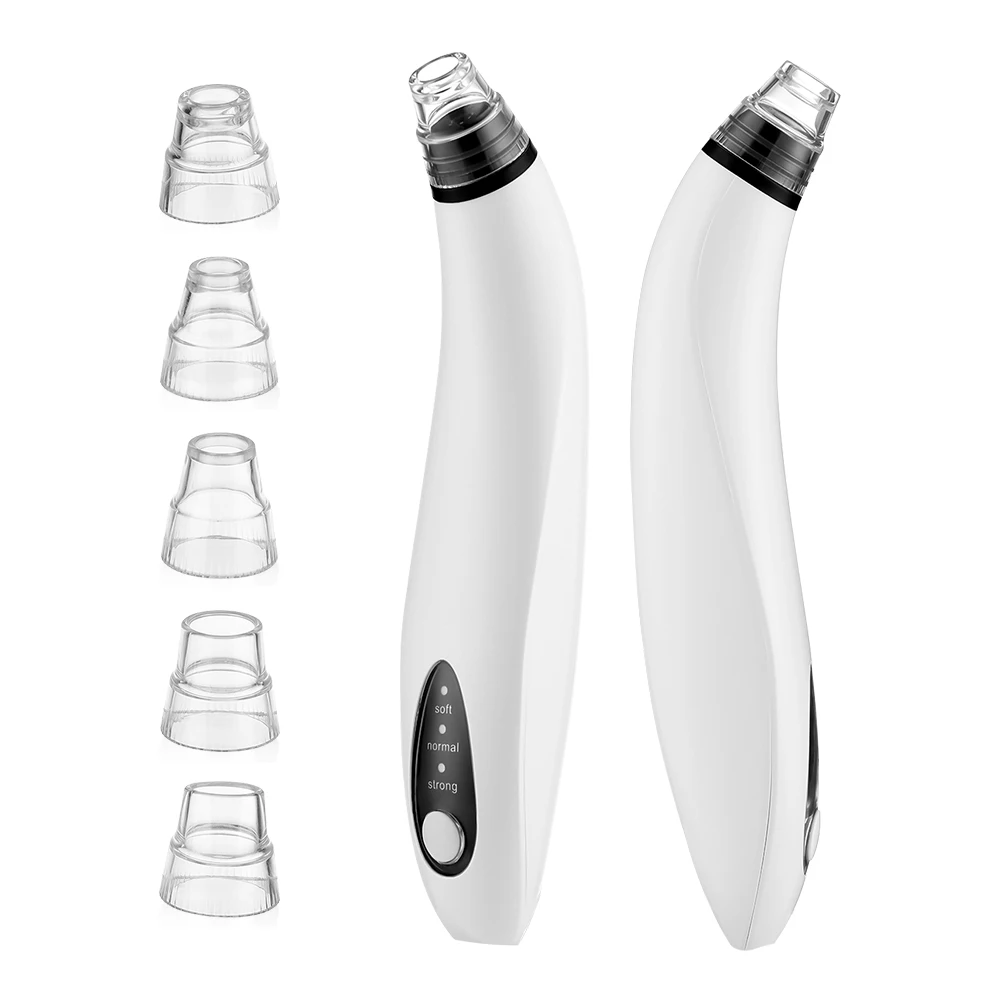 Visual Facial Blackhead Remover Electric Deep Pore Acne Pimple Removal Vacuum Suction Diamond T Zone Beauty Tool Face Household