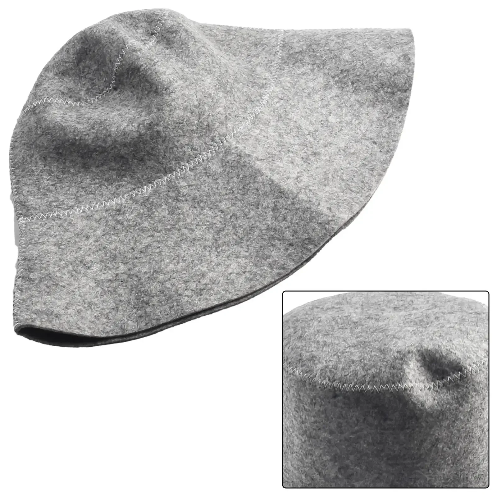 Brand New Felt Bathing Cap Headscarf Sauna Hat Cap Skin-friendly Wool 1pcs Anti Heat For Bath House Lightweight