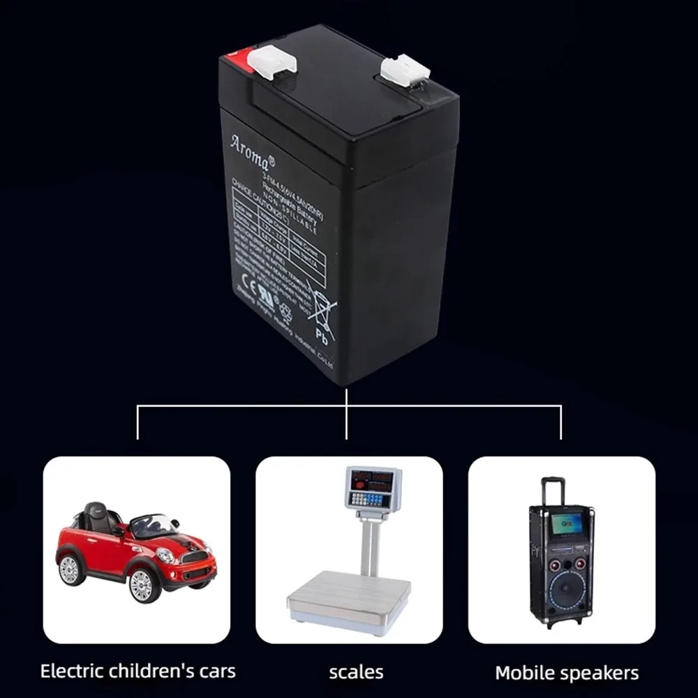 Lead-acid Battery Backup Power 6V 4.5Ah Battery For Emergency Light Children Toy Car Electronic Scale 4.5Ah Rechargeable Battery