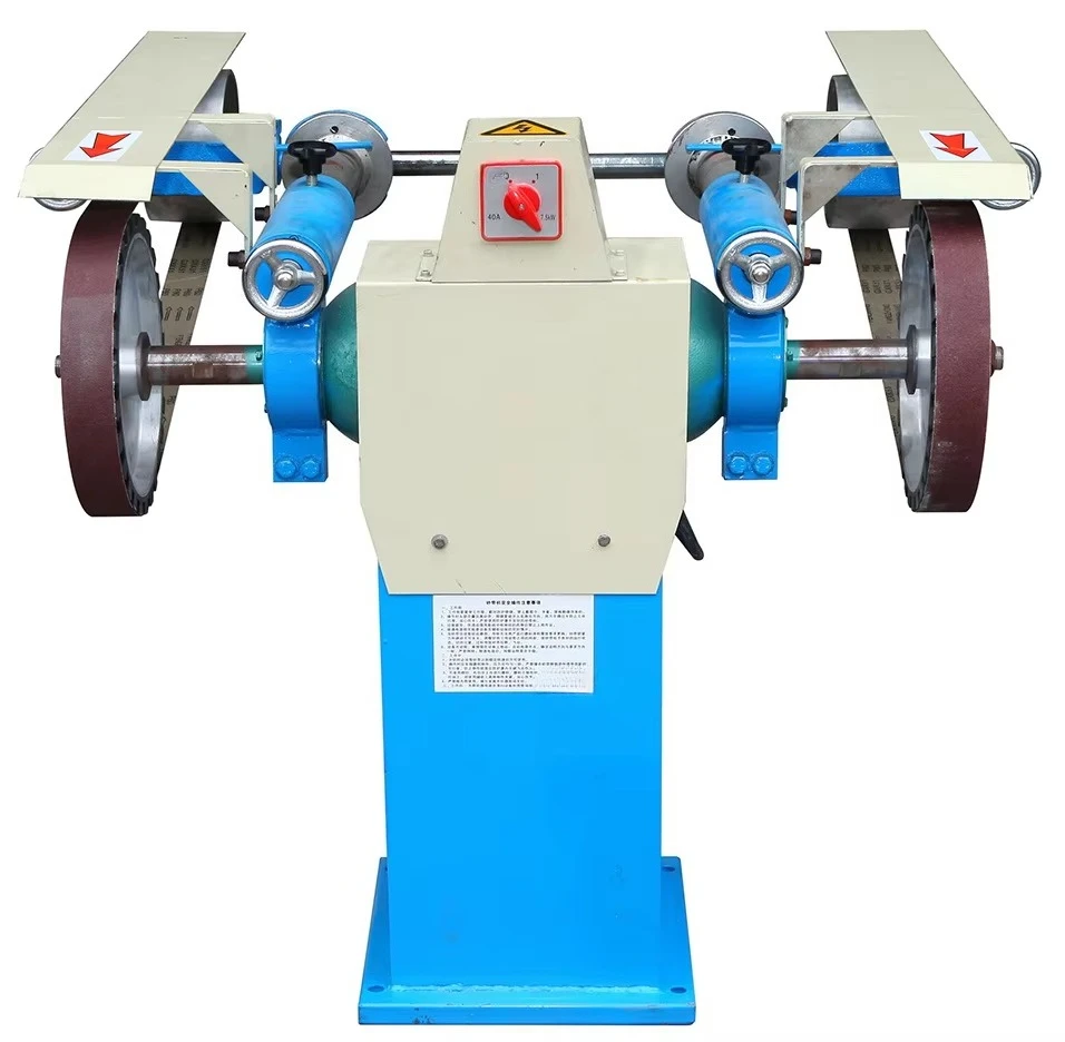 

Vertical-Belt-Sander-Polisher 2100B Double Station Grinding Machine Belt Polishing Double Station Multifunction