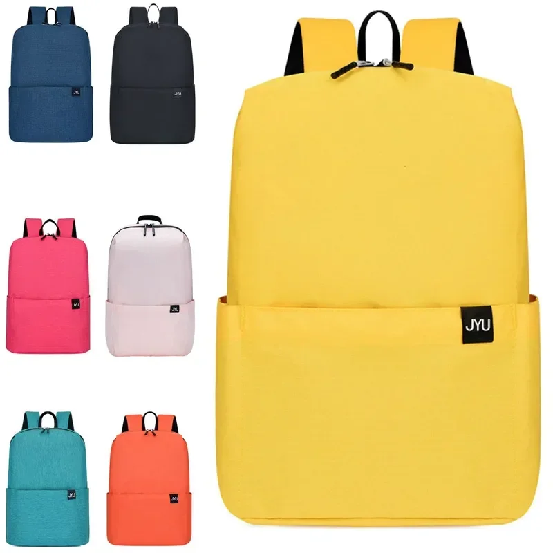 Casual Women Men Waterproof Backpack Portable Travel School Laptop Bags Student Rucksack  Multi-Color Female Zipper Backpacks