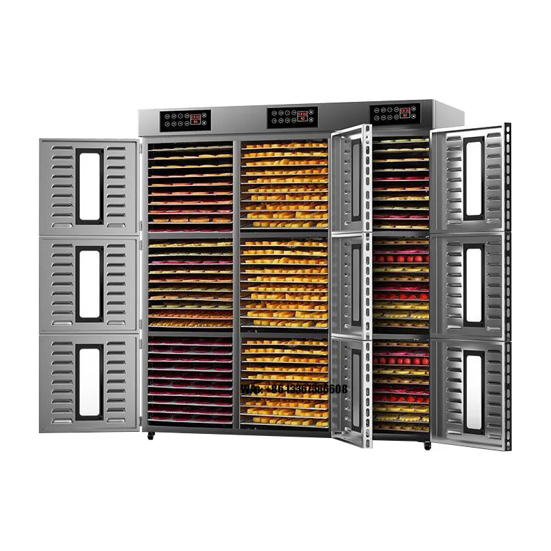Commercial Large Dried Fruit Vegetables Hot Air Drying Machine Heat Pump Food Dehydrator Dryer Cabinet Industrial Use Sale