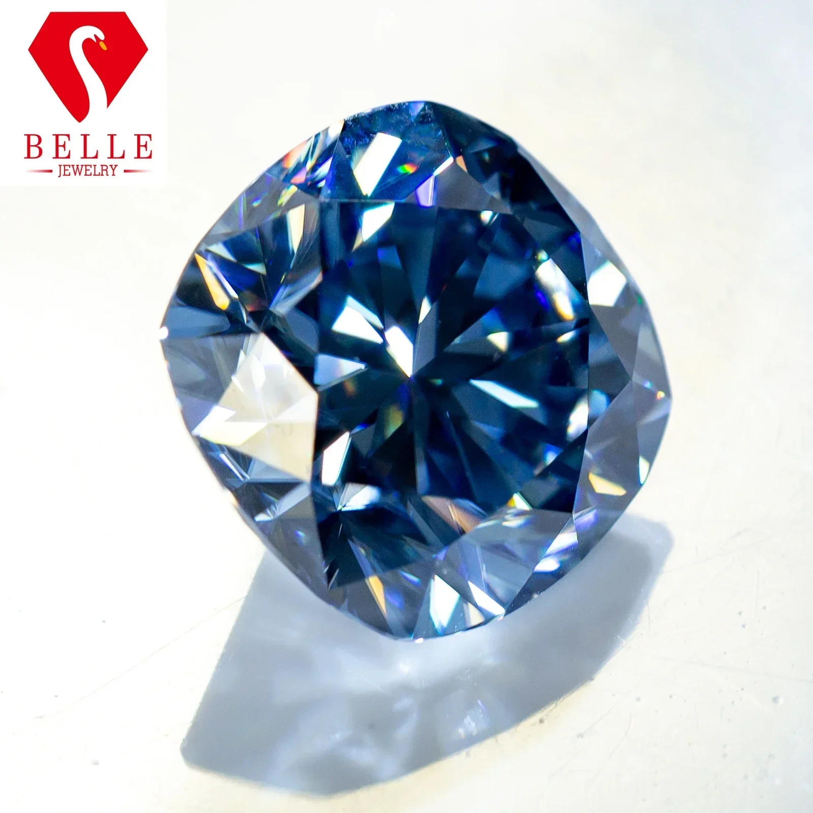 

Moissanite StoneVivid Blue Brilliant Cushion Cut Loose Moissanite VVS1 GRA Certificated Hot Sale Diamond charms jewelry