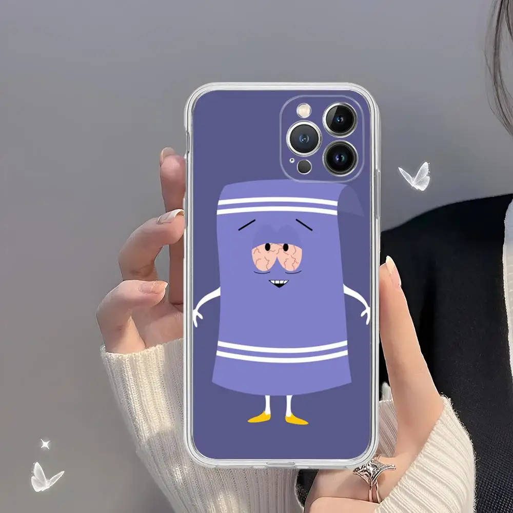 S-South Park Towelie Episode Phone Case For IPhone 15 14 13 12 Mini 11 Pro XS Max X XR SE 6 7 8 Plus Soft Silicone Cover