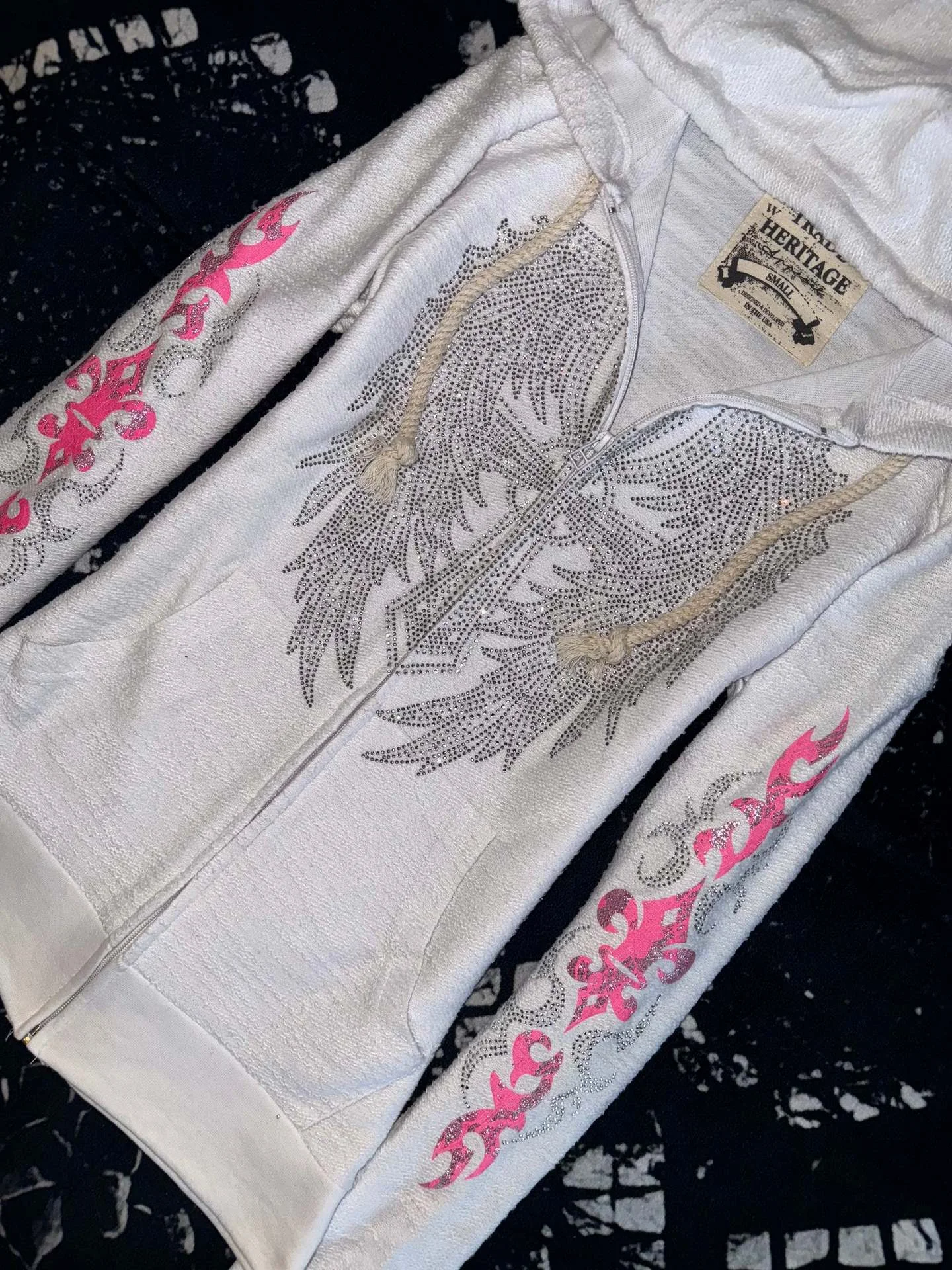Women's Y2K Vintage Rhinestone - Plant Parent Hoodie 评论和价格