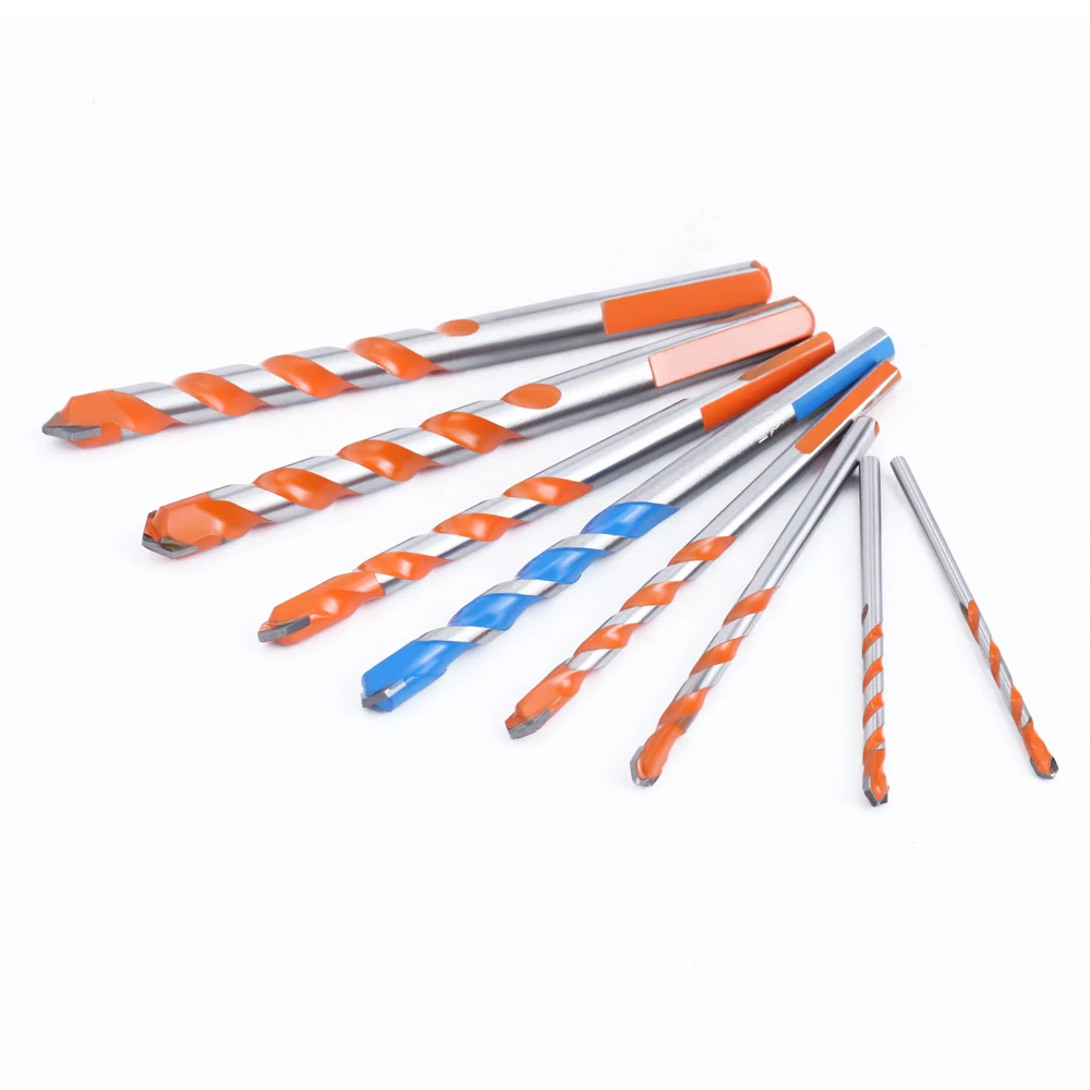 LAVIE 1pc Orange Hard Alloy Overlord Diamond 3/4/5/6/7/8/10/12mm Ceramic Tile Perforated Wall Drilling Tool Drill Bit SJBW03O