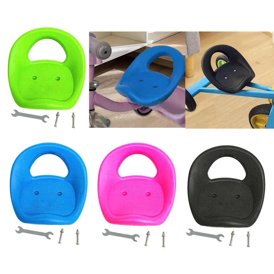 Sella Di Ricambio Per Bici Bambini In PU – 20x25,5cm Con Reggisella, Comoda E Resistente Per Tricicli E Bici Da Equilibrio