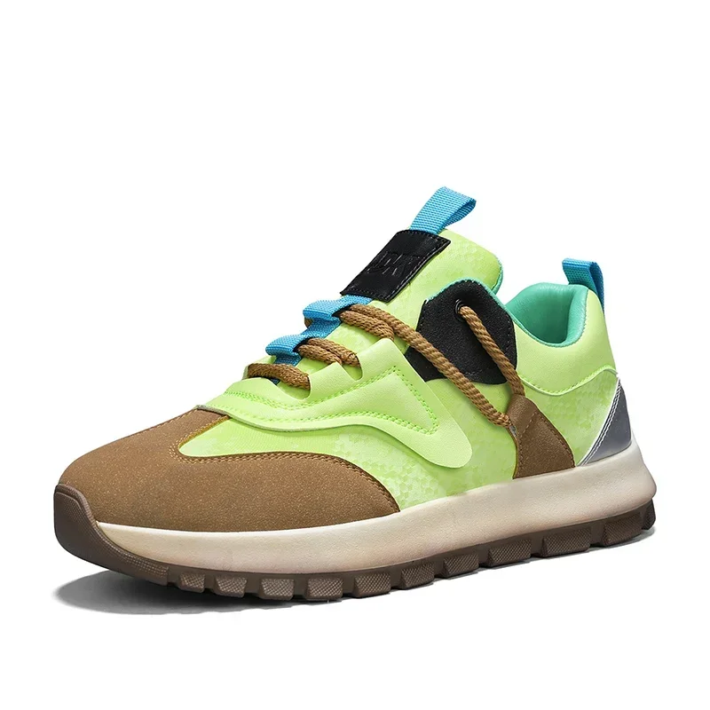 

2025 New Men's Thick Soled Casual Sports Shoes, Outdoor Wear-resistant and Versatile Men's Board Shoes Breathable Size 39-44