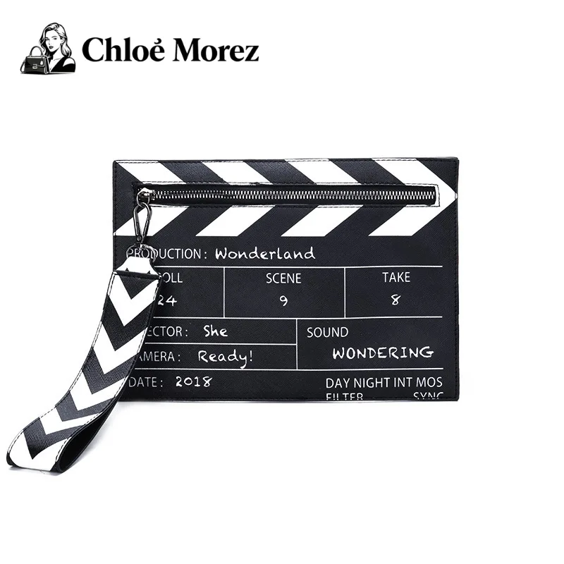 

Movie Clapperboard Sling Bag Novelty PU Crossbody Bag for Film Lovers & Cinema Theme Party for Women