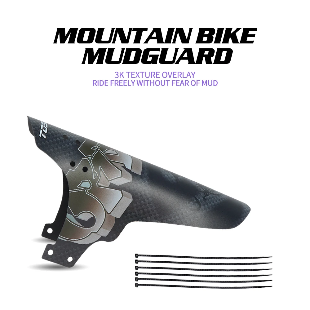 Bicycle Fenders Bike Mudguard  Fiber Front Rear MTB Mountain Bike Wings Mud Guard Cycling Accessories PP Material