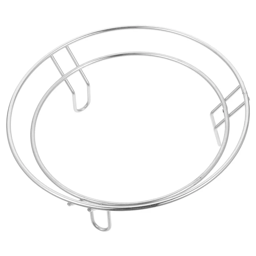 

Pot Rack Storage Wok Stainless Steel Baking Pan Holder Holders Heat Resistant Cooking Stand Kitchen Cooling for Support Steam