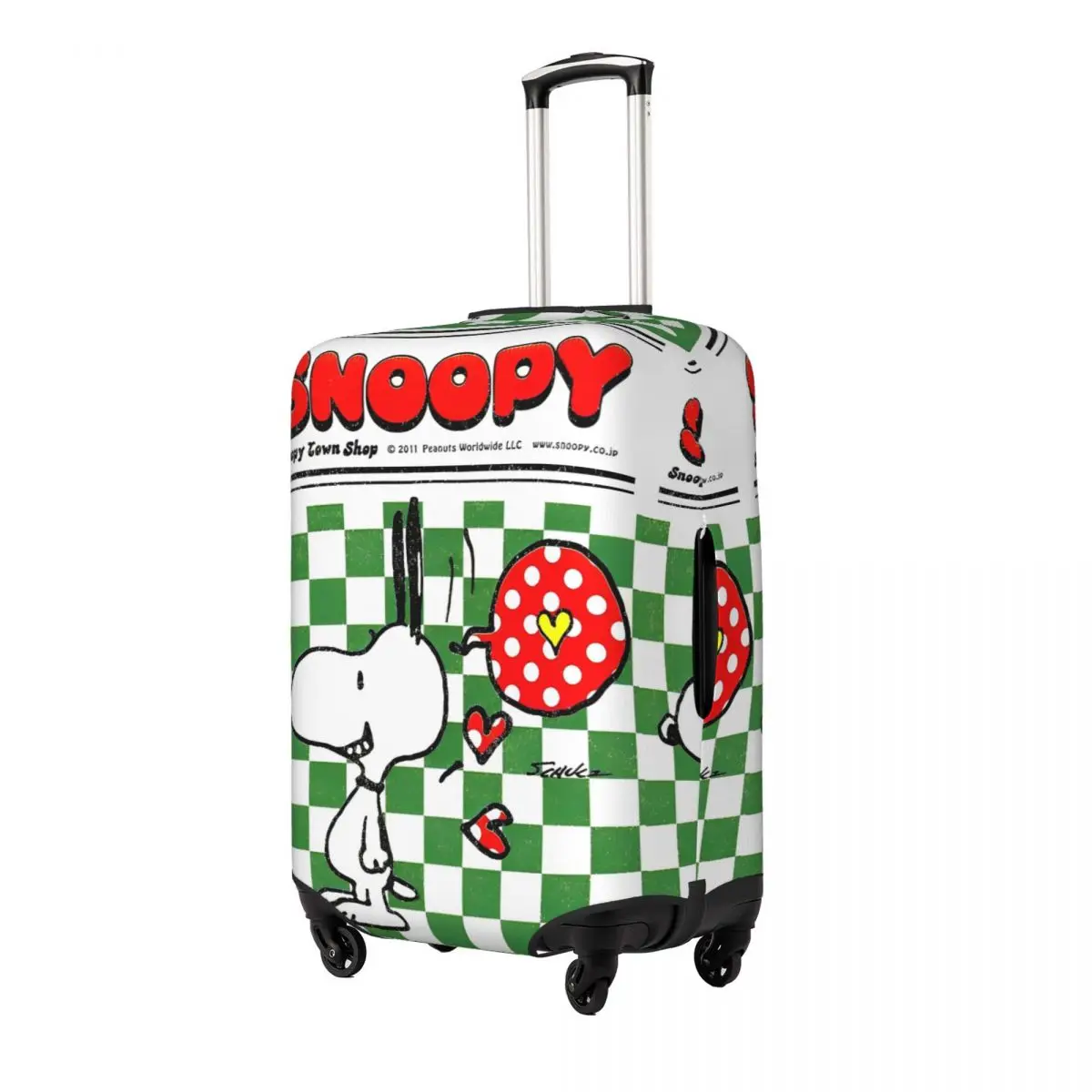 Snoopy Peanuts Suitcase Cover Fun Travel Protector Luggage Case Vacation