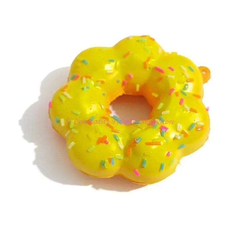 85AE Artificial Donut Model Simulation Pu Bread Photography Props for Stress Relief