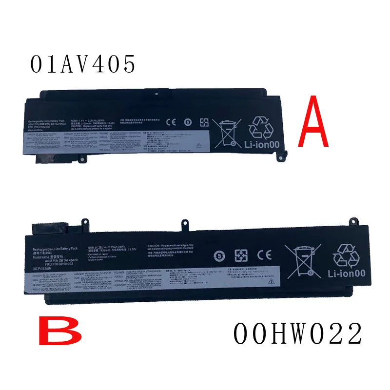 01AV405  00HW022 Laptop Battery For Lenovo ThinkPad T460s T470s SB10J79002 SB10F46460