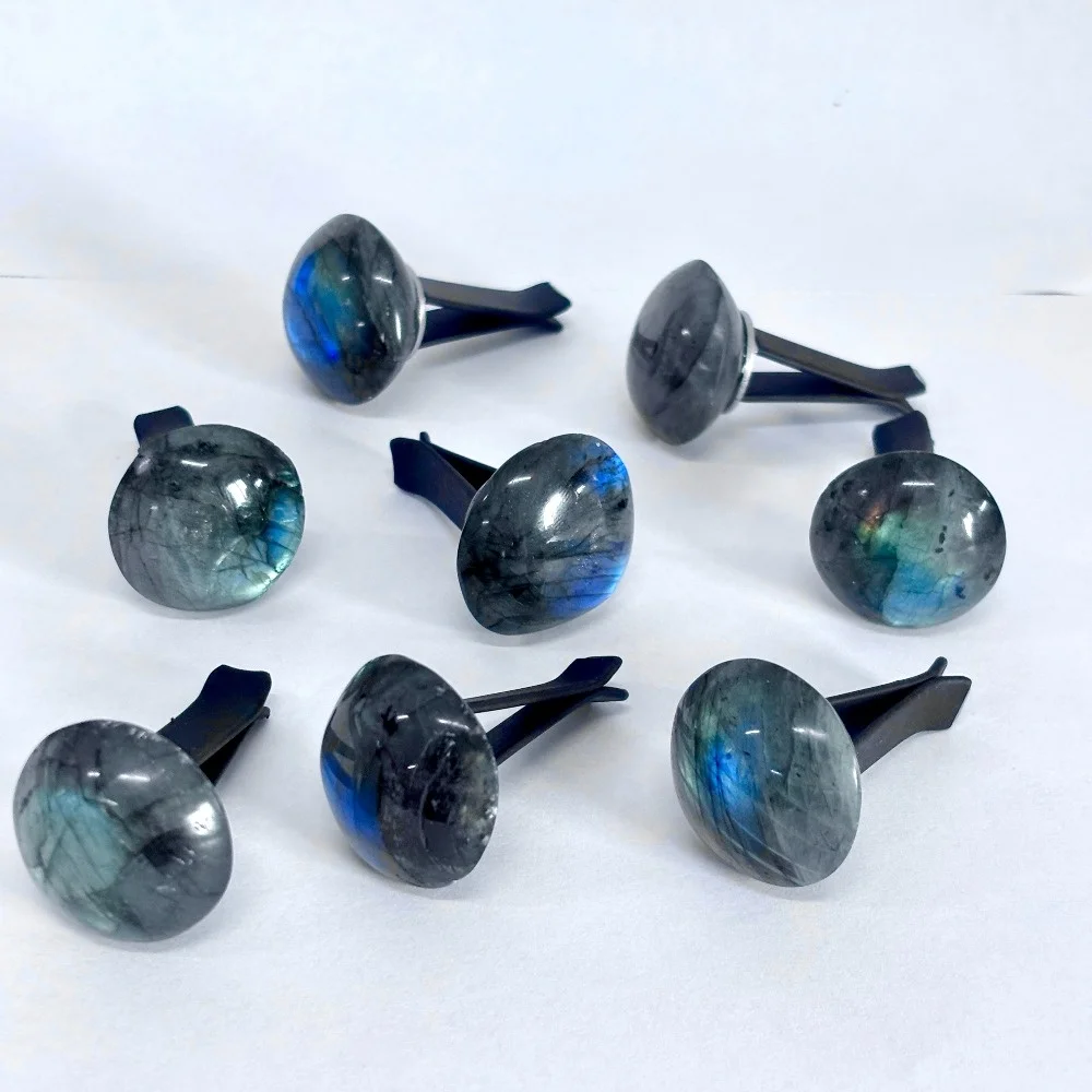 

1pc/5pcs Labradorite Car Vent Clips Gemstone Car Accessories Perfect for Home Collection Gift for Valentine's Day and Holidays