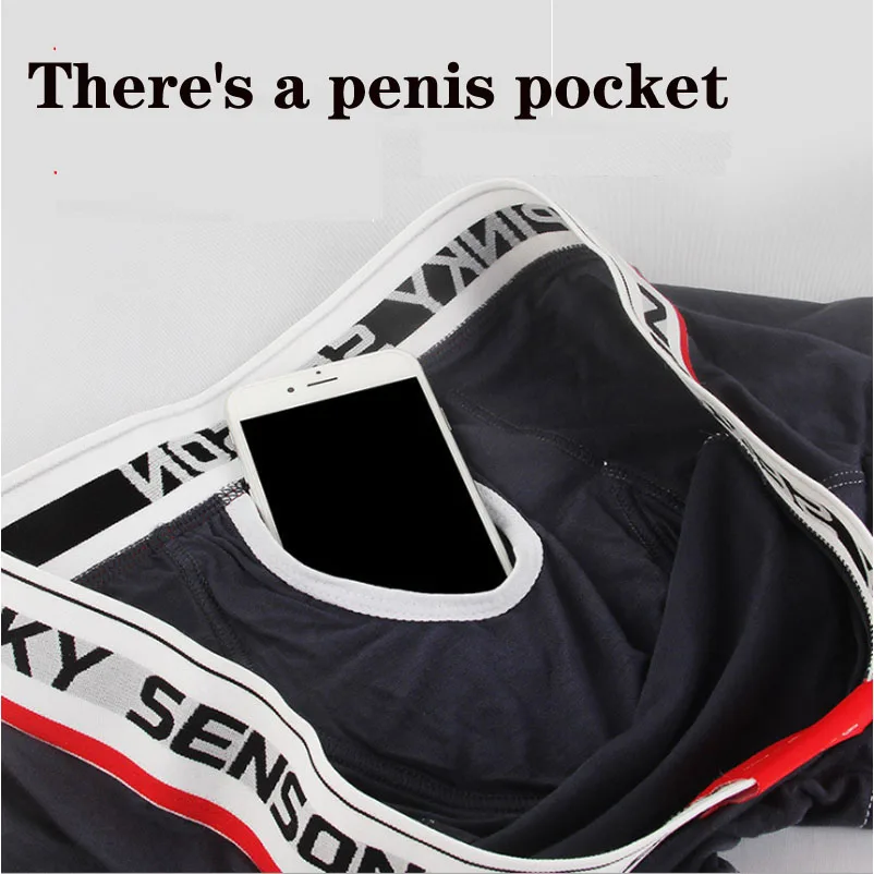 There\'s a penis pocket boxers,ropa interior hombre,Men\'s underwear, boxers, sexy underwear, gay