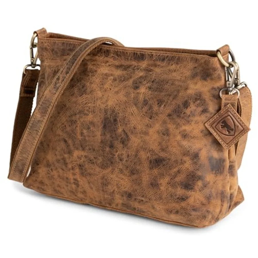 Vintage Genuine Leather Shoulder Bag Marbella S Small Crossbody Purse for Women