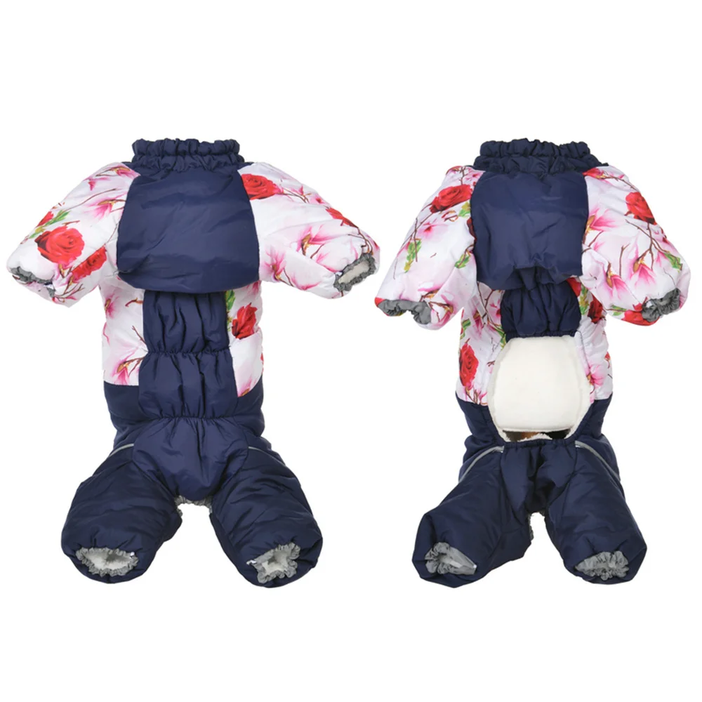 Winter Male Female Dog Overalls for Small Dogs Warm Thick Girl Pet Jumpsuit Rompers Puppy Chihuahua Schnauzer mascotas Clothes