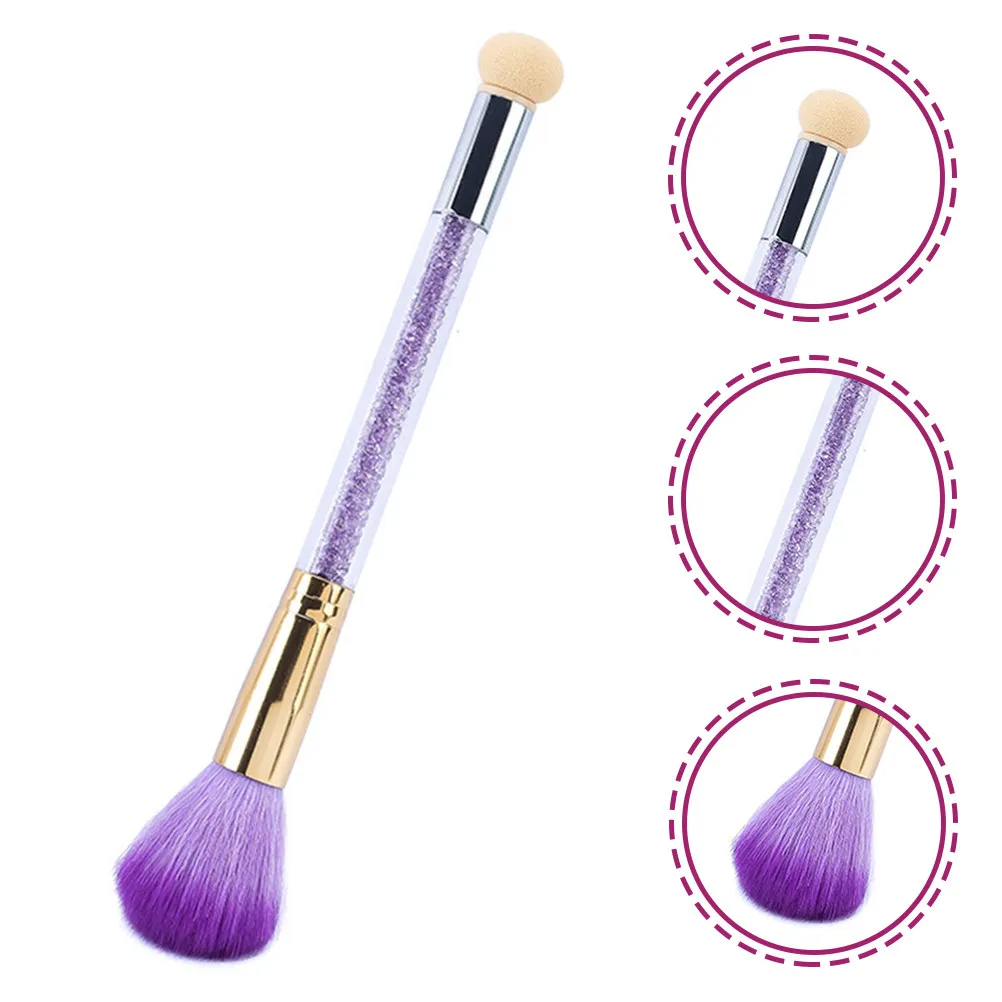 

Dual-Heads Nail Sponge Brush Good for Gradient Design Long-Lasting Nail Art Brush Manicure Tool Dual Head Sponge Pen