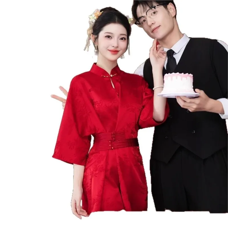 ثوب صباحي شيونغسام محمص على الطراز الصيني الجديد مناسب للارتداء اليومي #5