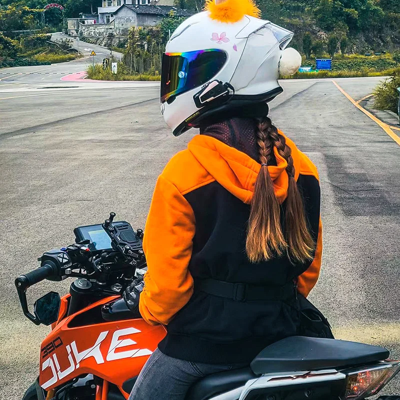 DUHAN-Chaqueta de Motocross para hombre y mujer, Sudadera con capucha reflectante, equipo de equitación, ropa de ciclismo